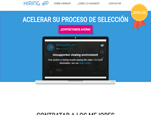 Tablet Screenshot of hiringup.com